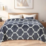 Richave Gray Pattern Twin Size Blanket,premium Lightweight Anti-static 66X90 .... Fixed Price $35.63.