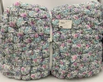 Pottery Barn Teen Floral Marshmallow Jersey Quilt Multi Full Queen #T1060. Fixed Price $182.10.
