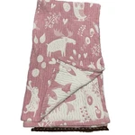 Ntbay Baby Toddler Blanket Pink Rose Muslin 3 Layer Cotton Woodland Pattern. Fixed Price $17.99.