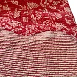 Pottery Barn Full/queen Double-sided Quilt Cottage 90S Scallop Hem Textured Flor. Fixed Price $64.99.