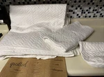 Ienjoy Home King Cali White Quilt Coverlet W/ Matching Shams Microfiber Nwot. Fixed Price $20.00.