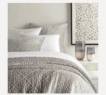 Annie Selke Parisienne Velvet Gray King Quilt By Pine Cone Hill PC1441-K. Fixed Price $200.00.