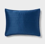 Nwt Room Essentials Standard Pillow Sham 20" X 26" Navy Blue Satin Quilt 17. Fixed Price $17.99.