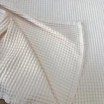 Threshold Coverlet Blanket King 96 X 103" Soft Pink Waffle Weave 100% Cotton. Fixed Price $24.00.