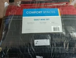 Comfort Spaces CS14-0864 3 Piece Quilt Coverlet Bedspread All Season Lightweight. Fixed Price $50.99.