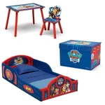 Toddler Room-in-a-box Set Bed, Table, Chair & Toy Paw Patrol, Blue. Fixed Price $145.99.