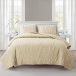Queen Coastal Beach Starfish Seashells Seahorse Sand Tan 3-PIECE Quilt Set. Fixed Price $99.99.