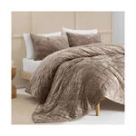 Wonderful Velvet Quilt Queen Size Bedding Set Light Brown, Diam... Usa Fast Ship. Fixed Price $115.10.
