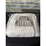 Great Bay Home Quilt Set King Cream New Wesley Collection 3PC Striped Grey. Fixed Price $25.00.