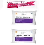 Mainstays Comfort Complete Bed Pillow, Standard/queen (2 Pack). Fixed Price $5.82.