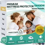 100% Waterproof Mattress Protector, Twin Size, 6''-16'',FITTED Sheet With Deep. Fixed Price $21.95.