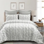Lush Decor Ravello Pintuck Striped Comforter Set - Luxe 5 Piece Reversible. Fixed Price $89.99.