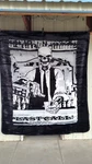 Skeleton Bartender Pouring Drink Last Call Queen Size Blanket Bedspread. Fixed Price $68.94.