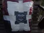 Martha Stewart Red Black Buffalo Check Sweater Knit Throw 50 X 60 New Sealed. Fixed Price $50.00.