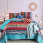 Wongs Bedding Bohemian Set Queen Size, Boho Striped Pattern Beds.... Fixed Price $42.64.