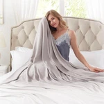 Dangtop Cooling Blankets, 100% Rayon Derived From Bamboo, 79X91 Inches, Grey. Fixed Price $48.98.