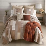 Donna Sharp Twin Quilt Set Highland Plaid 2PC Bedding Reversible Cabin. Fixed Price $64.24.
