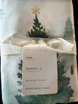 Set Of Pottery Barn Christmas The Country Shams King 36" X 20" Nwt New. Fixed Price $119.00.