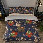 3D Christmas Reindeer Holiday Gift Quilt Cover Bedding Sets Pillowcases. Fixed Price $78.74.