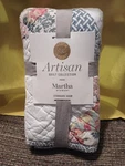 Martha Stewart Artisan Quilt Collection Standard Pillow Sham 20" X 26". Fixed Price $23.99.