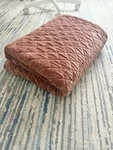 Threshold Rust Diamond Quilted Velvet Bedroom Rectangular. Fixed Price $35.00.