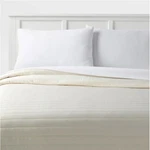 Room Essentials Satin Quilt Ivory Twin Xl Midweight Sateen Coverlet Bedding. Fixed Price $15.00.