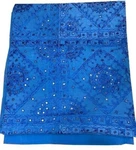 Art Of India Traditional Silk Embroidery,mirror Work Cotton Bedspread Queen,king. Fixed Price $99.99.