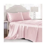 4 Pcs Blush Pink Satin Queen Size Silky Bedding Sheets... Fast Ship. Fixed Price $39.99.
