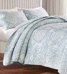 Marina Seafoam Green 3PC King Quilt Set : Coral Fish Beach Ocean Shell Tropical. Fixed Price $94.45.