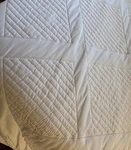 Twin Xl White Quilt Bedding! Pristine Condition And Comfort. Fixed Price $30.00.
