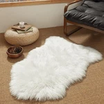 Ashler Faux Fur Rug Fluffy White Sheepskin 2X3FT Ultra Soft Nursery Throw. Fixed Price $34.18.