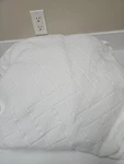 Piubelle Portugal Light Weight Cotton White Matelasse King Coverlet Excellent. Fixed Price $65.00.