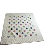 Pottery Barn Quilt Point Stars Cotton Reversible Queen Size 84 X 82 Htf Rare. Fixed Price $129.99.