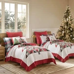 Levtex Patchwork Pine Quilt Set -twin Size New Box. Fixed Price $29.24.