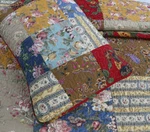 Vintage Farmhouse Queen Quilt Set : Cozy Patchwork Floral Cotton Chic Shabby. Fixed Price $94.45.