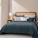 Evergrace Velvet Quilt King Size, Luxury Bedding Set, Ultra Soft Ruche.... Fixed Price $111.19.