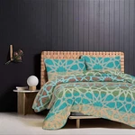 Cotton Bedspread Queen King Super Size Quilted Coverlet Set Cozy Bedding. Fixed Price $85.49.