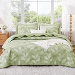 Botanical Flowers And Branches Leaves Pattern Bedspread Sets - Gg Home. Fixed Price $27.99.