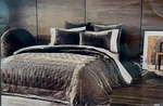 Nwt Kevin Obrien Full/queen STUDI0 Tallulah Collectcirrus Pewter Velvet Coverlet. Fixed Price $312.97.