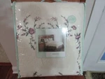 Bnip Modern Heirloom Collection Brooke Cotton Filled Bedspread, Ivory Multi. Fixed Price $140.00.