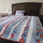Pioneer Woman Quilt Sweet Romance Queen Raw Edges Reversible Home Bedding 1 Sham. Fixed Price $59.88.