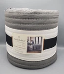 Hearth & Hand Magnolia King Texture Stripe Quilt Radiant Gray Comforter New. Fixed Price $49.99.