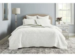 New Wamsutta Cambridge 3-PIECE Full/queen Quilt Set In Ivory White. Fixed Price $64.99.