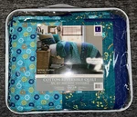 Lush D Cor Royal Empire Peacock Reversible Quilt 3 Piece Full Queen Set Blue Nwt. Fixed Price $79.99.