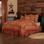 Vhc Ninepatch Star Queen Quilt 90X90 Farmhouse Primitive. Fixed Price $179.95.