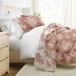 Ultra-soft Microfiber Quilt Set Bedding Distressed Bouquet Design By Becky. Fixed Price $64.80.