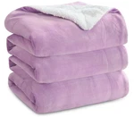Bedsure Gentlesoft Sherpa Fleece Blankets Queen Size For - Thick And Warm,. Fixed Price $34.90.