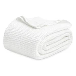 100% Cotton Blanket Queen White 90X90/WAFFLE Weave Breathable Soft. Fixed Price $71.28.