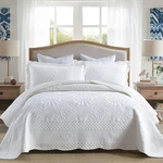 Lightweight Bedspread Quilt Coverlet 100% Cotton Oversized Queen Marcielo Bright. Fixed Price $209.99.