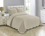 Linen Plus Luxury Oversized Coverlet Embossed King/california King, Beige. Fixed Price $38.99.